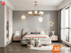 Children Room Scenes  Skp FIles 